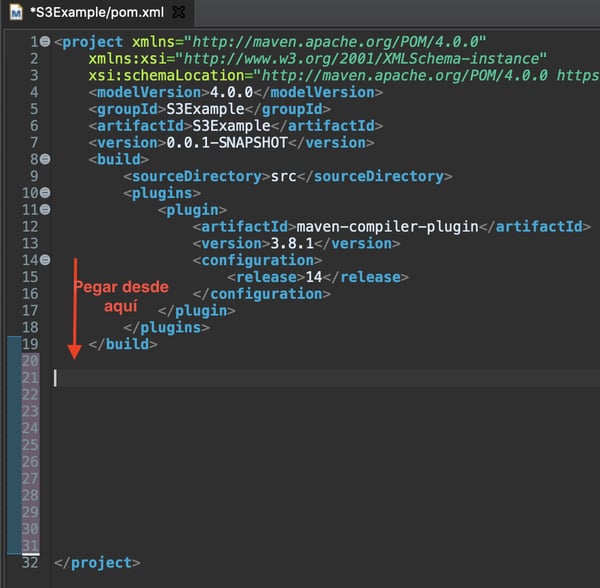 Configurar AWS SDK para Java 5