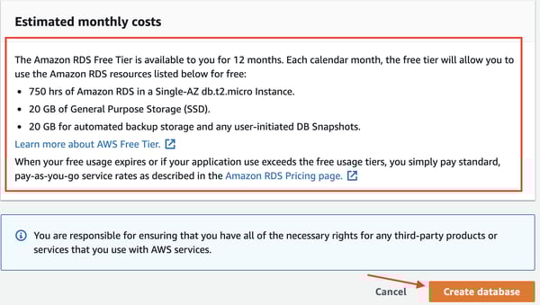 Instancia de base de datos de PostgreSQL Amazon RDS 13