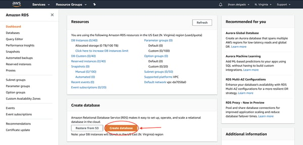 Instancia de base de datos de PostgreSQL Amazon RDS 4