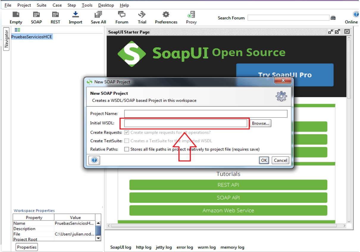Desarrolla tu prueba automatizada de servicios web SOAP en SOAPUI