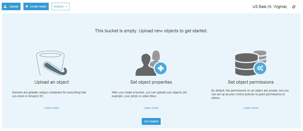 Subir archivos a un bucket
