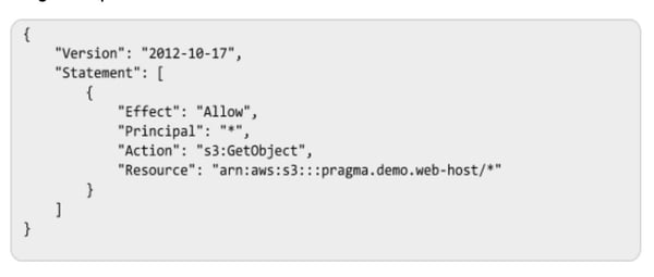 Configurar el bucket para hospedar la página web