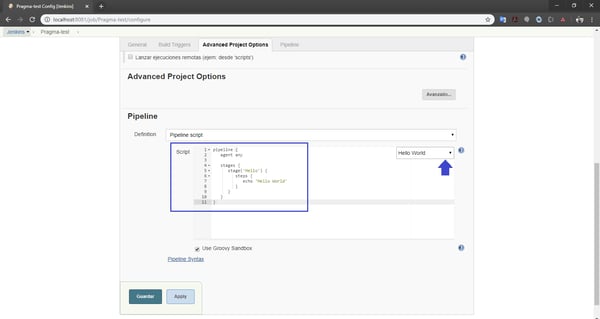 Construcción de una pipeline en Jenkins para un microservicio Java 10