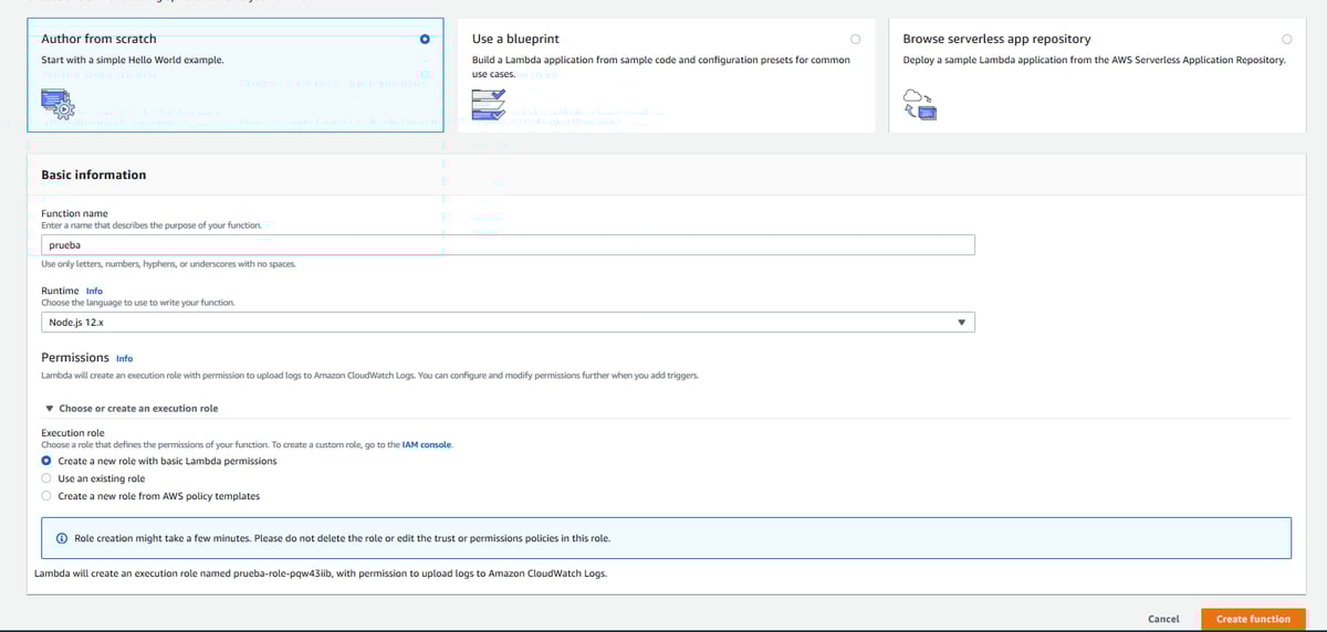 Cómo configurar una LambdaEgde para redireccionar un usuario
