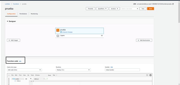 Configuración de Lambda@Egde 4