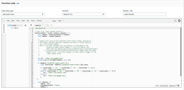 Configuración de Lambda@Egde 5