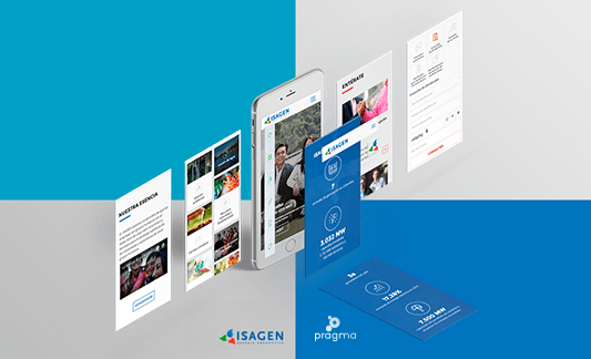 Nuevo sitio Isagen rediseño web