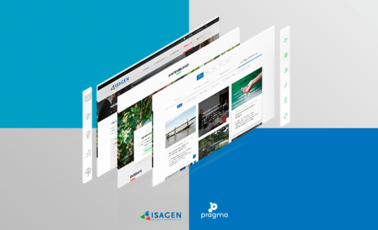 Diseño web Isagen Pragma
