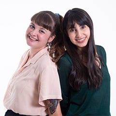 Viviana Montoya y Sara Botero
